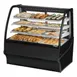 True TDM-DC-48-GE/GE-B-W 48" Curved Glass / Glass End Dry Bakery Merchandiser Case 1 image