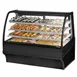 True TDM-DC-59-GE/GE-B-W 59" Curved Glass / Glass End Dry Bakery Merchandiser Case 1 image