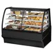 True TDM-DZ-59-GE/GE-B-W 59" Black Dry / Refrigerated Bakery Case 1 image