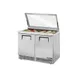 True TFP-48-18M-HC~FGLID 48" Mega Top Sandwich/Salad Prep Table w/ 2 Doors, 18 Pans 1 image