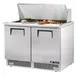 True TFP-48-18M-HC 48" Mega Top Sandwich/Salad Prep Table w/ 2 Doors, 18 Pans 1 image