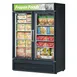 Turbo Air TGF-47SD-N 51" 2 Glass Door Freezer Merchandiser, White or Black, 39 cu. ft. 1 image