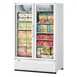 Turbo Air TGF-47SDH-N 51" 2 Glass Door Freezer Merchandiser, White or Black, 42.1 cu. ft. 1 image