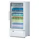 Turbo Air TGM-10SD-N6 25" 1-Glass Door Merchandiser Fridge, 8.12 cu. ft., White or Black Color 1 image