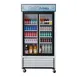 Turbo Air TGM-35R-N 41" 2-Glass Door Merchandiser Refrigerator, White Cabinet, 29.3 cu. ft., LED Light 2 image