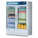 Turbo Air TGM-47SD-N 51" 2-Glass Door Merchandiser Refrigerator, 41.71 cu. ft., R290, White or Black Exterior 1 image