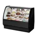 True TGM-R-59-SC/SC-B-W 59" Black Refrigerated Bakery Display Case 1 image