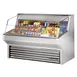 True THAC-60-S-LD 60" Horizontal Air Curtain Merchandiser, Stainless Steel, Self Contained, 3 Shelves 1 image