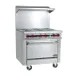 Therma-Tek TMD36-6-0 36" Gas Restaurant Range w/ (6) Open Burners, (1) Cabinet Base, 180.000 BTU 1 image