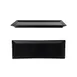 Thunder Group 29115BK Plate, 15" X 5-1/4" X 1" Deep, Rectangular, Break-Resistant - Dozen 1 image
