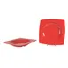 Thunder Group 63010PR Pasta Bowl, 22 Oz., 10-1/2" X 1-3/8" Deep, Square - Dozen 1 image