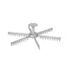 Thunder Group ALPMA006 Pie Marker, 6-Cut, Aluminum 1 image