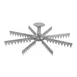 Thunder Group ALPMA008 Pie Marker, 8-Cut, Aluminum 1 image