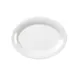 Thunder Group CR209W Platter, 9-1/2" X 7-1/4", Oval, Break-Resistant - Dozen 1 image