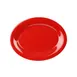 Thunder Group CR212PR Platter, 12" X 9", Oval, Break-Resistant - Dozen 1 image