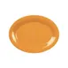 Thunder Group CR212YW Platter, 12" X 9", Oval, Break-Resistant - Dozen 1 image