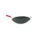 Thunder Group IRWC006 Wok, 14" Dia., 2 Riveted Round Handles, 1 With Wood 1 image