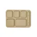 Thunder Group ML802S Compartment Tray, Right-Handed, 10" X 14.5", Rectangular - Dozen 1 image