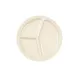 Thunder Group NS702T Compartment Plate, 10" Dia., Round, 3-Wells - Dozen 1 image