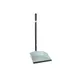 Thunder Group PLDP002 European-Style Dust Pan, Flat Surface, Easy-Grip Handle, Plastic - 1 Dozen 1 image