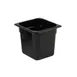 Thunder Group PLPA8166BK Food Pan, 1/6 Size, 6" Deep, Shatter And Scratch Resistant, Black 1 image