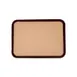 Thunder Group PLRT1612BCK Non‑Slip Serving Tray, 16" x 12" Black ABS Plastic with Cork Bottom, Restaurant Service 1 image