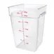 Thunder Group PLSFT022PC Food Storage Container, 22 Quart, Square, Scratch & Break Resistant 1 image