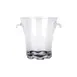 Thunder Group PLTHBK140C Ice Bucket, 4 Quart, 8" Dia. X 8-1/2"H, w/ Handles, Clear 1 image