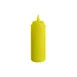 Thunder Group PLTHSB008Y Squeeze Bottle, 8 Oz., Plastic, Yellow - Dozen 1 image