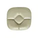 Thunder Group PS1515V Chip & Dip Platter, 15", 5-Compartment, Square, Passion Pearl 1 image
