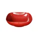 Thunder Group PS3111RD Square Bowl, 128 Oz., 11", Square With Round Corners, Passion Red 1 image