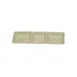 Thunder Group PS5103V Compartment Plate, 3-Wells, 28 Oz., 15" X 6-1/4" X 1-3/8", Passion Pearl 1 image