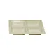 Thunder Group PS5104V Compartment Plate, 4-Wells, 60 Oz., 13-1/2" X 13-1/2" X 1-3/8", Passion Pearl 1 image
