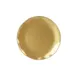 Thunder Group RF1010G Dinner Plate, 10-1/2" Dia., Round, Scallop Edge, Gold Pearl 1 image
