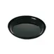 Thunder Group RF1112B Salad Platter, 73 Oz., 12" Dia., Break-Resistant, Black Pearl 1 image