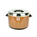 Thunder Group SEJ73000 Insulated Sushi Rice Container, 60 Cups, Wood Grain Finish 1 image