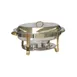 Thunder Group SLRCF0836GH Chafer, 6 Quart, Oval, Lift-Off Cover - Set 1 image