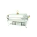 Thunder Group SLRCF8533 Deluxe Chafer, 8 Quart, Full-Size, A Water Pan - Set 1 image