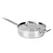 Thunder Group SLSAP030 Induction Saute Pan, 3 Quart With Cover, Welded Handle With Helper Handle 1 image