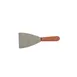 Thunder Group SLTWBS004 Pan Scraper, 4" Blade, Wood Handle, Stainless Steel 1 image