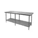 Thunder Group SLWT43096F Stainless Steel Top " 85" - 96" Work Table 1 image
