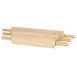 Thunder Group WDRNP018 Rolling Pin, 18", 3-1/4" Dia. Barrel, Contoured Handles 1 image