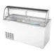 Turbo Air TIDC-70W-N 68" Ice Cream Dipping Cabinet w/ Curved Sneeze Guard 6 image