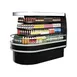 Turbo Air TIOM-48RSB-N 48" Island Display Self-Serve Refrigerated Merchandiser in Black, 3 Shelves 1 image