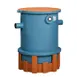 Thermaco TZ-600-SSA Grease Trap Trapzilla Grease Interceptor with Support Stand, 4" Inlet - 75 GPM 1 image