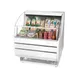 Turbo Air TOM-30SW(B)-N 28" Horizontal Open Display Merchandiser in White, Self-Contained, 3 Shelves 2 image