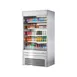 Turbo Air TOM-36ES-N 36" Vertical Open Air Merchandiser, Stainless Steel, Self-Contained, 4 Shelves 1 image