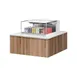 Turbo Air TOM-36L-UF-W(B)-1SI-N 36" Drop In Open Refrigerated Deli Display Case 3 image
