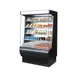 Turbo Air TOM-48DXB-N 48" Vertical Extra Deep Open Air Merchandiser in Black, Self-Contained, 4 Shelves 1 image