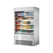Turbo Air TOM-48ES-N 48" Vertical Open Air Merchandiser, Stainless Steel, Self-Contained, 4 Shelves 1 image